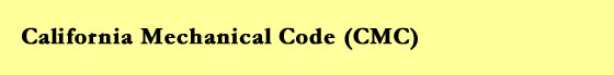 Uniform Mechnical Code (UMC)